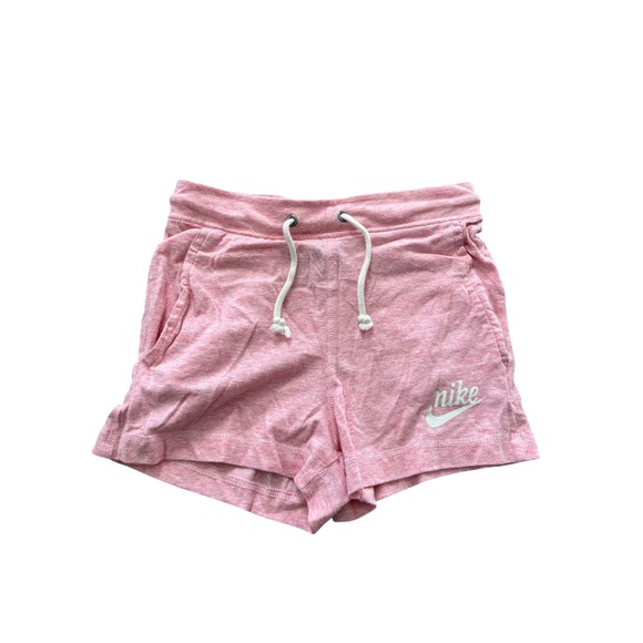 Nike Womens Pink Drawstring Gym Athletic Shorts XS Casual Comfy - Picture 1 of 3